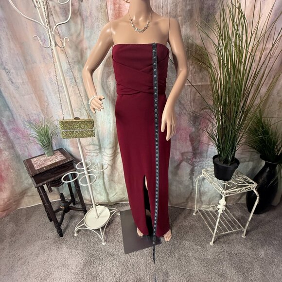 📌Lulus Evening - Formal - Prom - Cruise Strapless Dress w/ Long Side Slit - Picture 6 of 16
